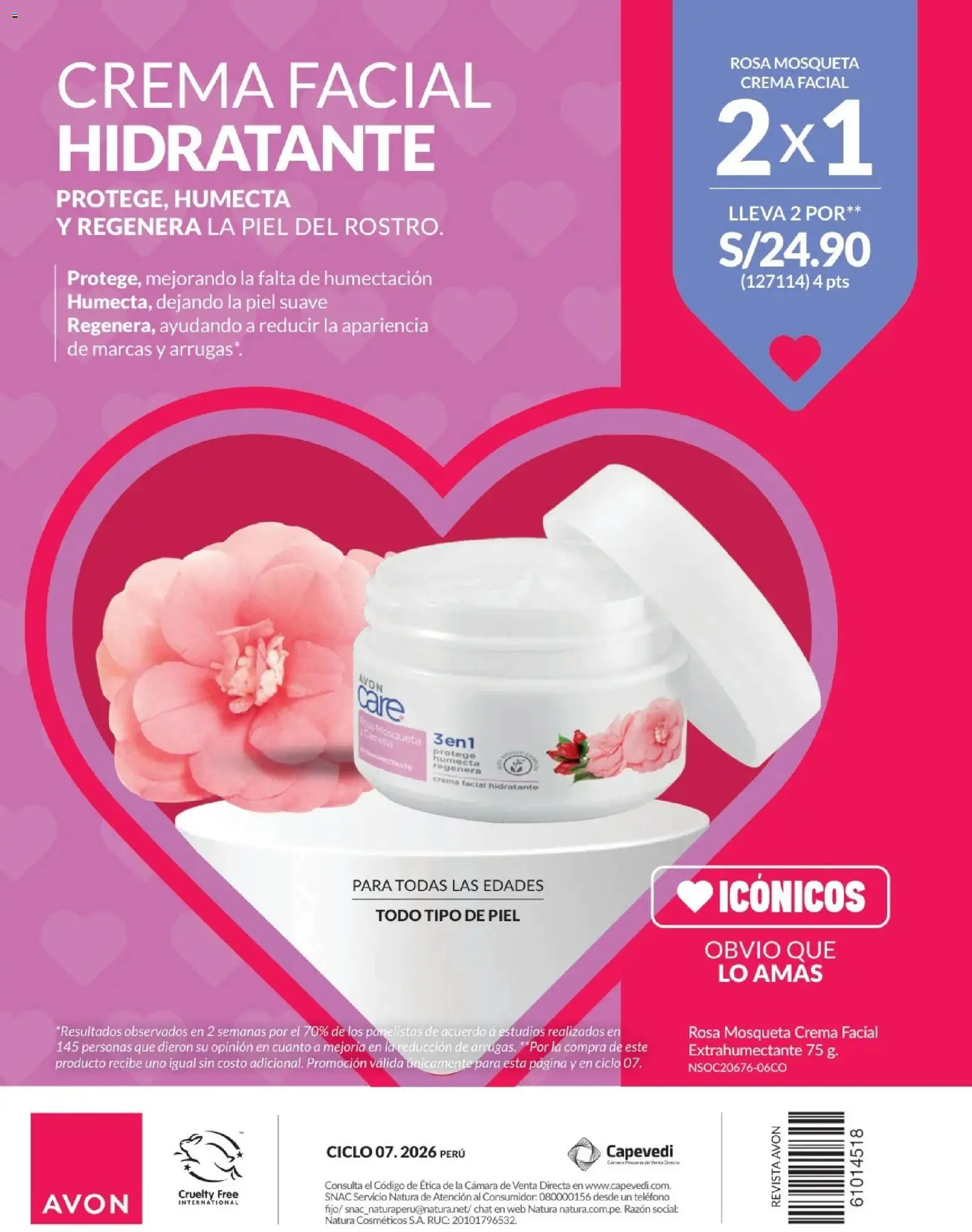 Catálogo Avon válido desde 21.04.2026 | Página: 242 | Productos: Crema, Teléfono, Cámara
