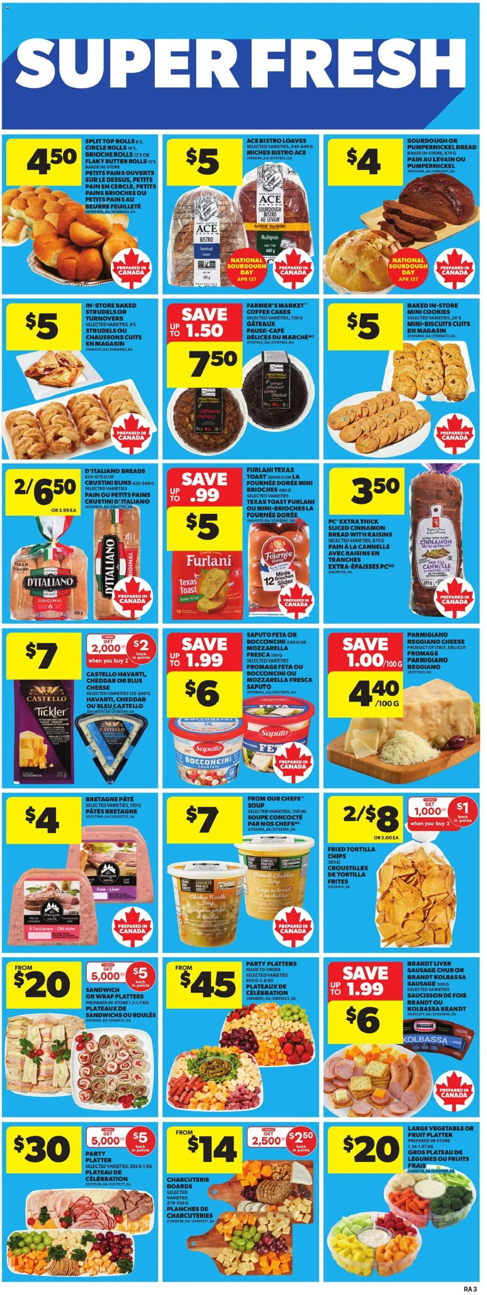Atlantic Superstore flyer valid from 26.03.2026 | Page: 6 | Products: Cookies, PC, Coffee, Chicken