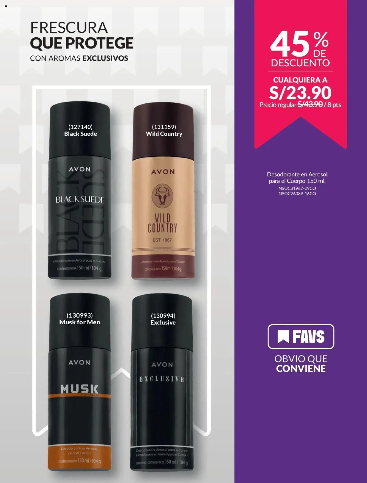 Catálogo Avon válido desde 21.04.2026 | Página: 171 | Productos: Desodorante