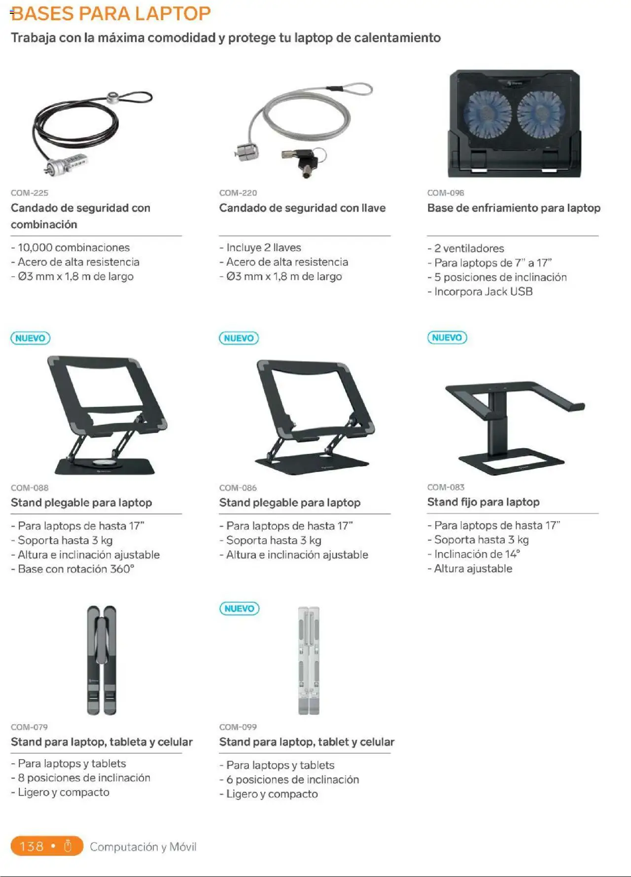 Nuevas ofertas de Steren válidas en toda la República Mexicana desde el 01.01.2025. ¡Encuentra las mejores ofertas en Steren catálogo! | Página: 156 | Productos: Candado, Tablet, Tableta, Llave