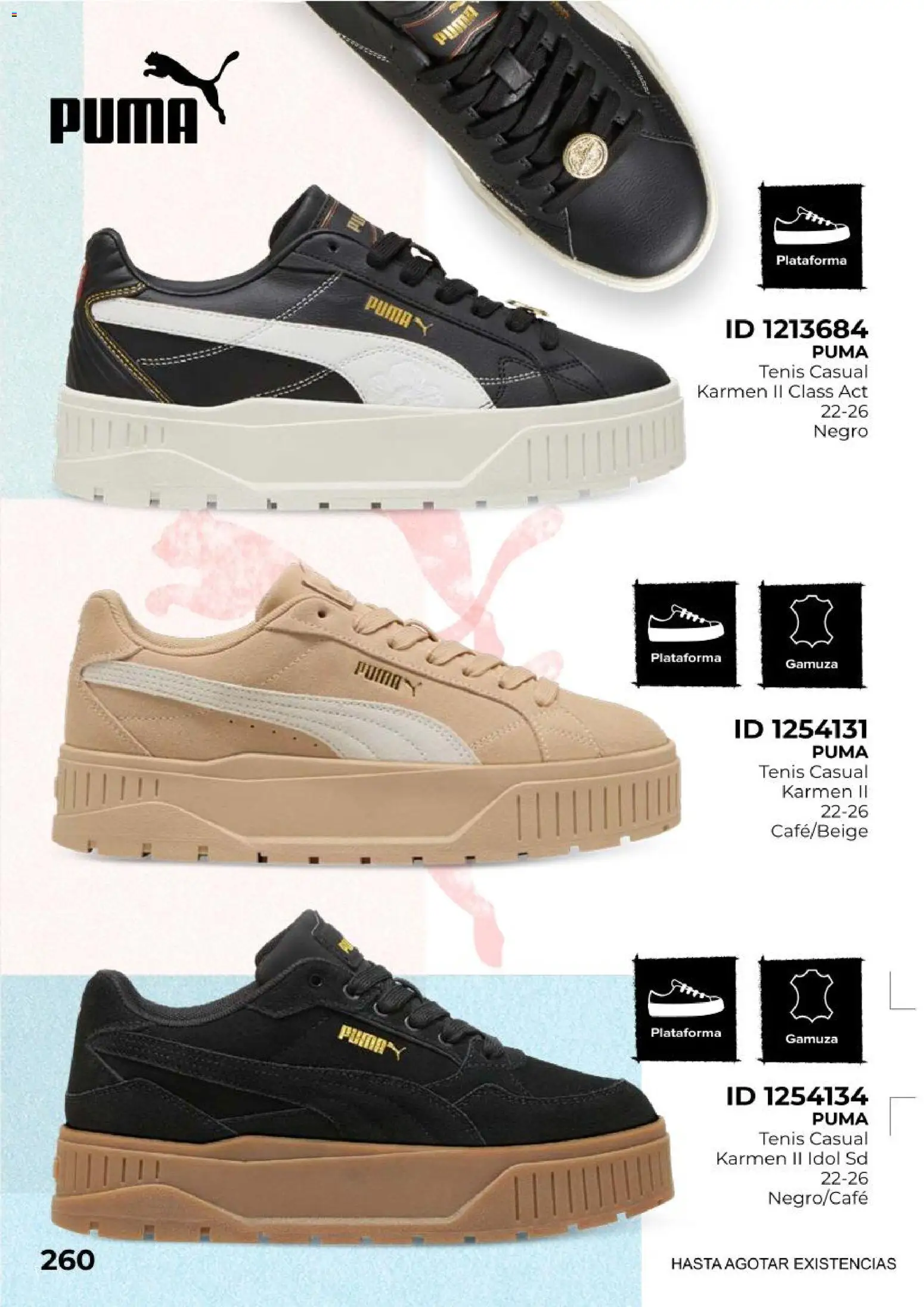 Nuevas ofertas de Price Shoes válidas en toda la República Mexicana desde el 27.10.2025. ¡Encuentra las mejores ofertas en Price Shoes catálogo Todo en uno! | Página: 260 | Productos: Tenis, Gamuza