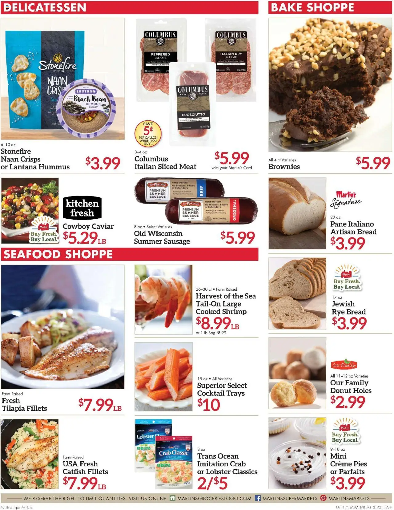 Martin’s Weekly Ad - valid from 14.09.2025 | Page: 13 | Products: Bread, Beef, Seafood, Bag