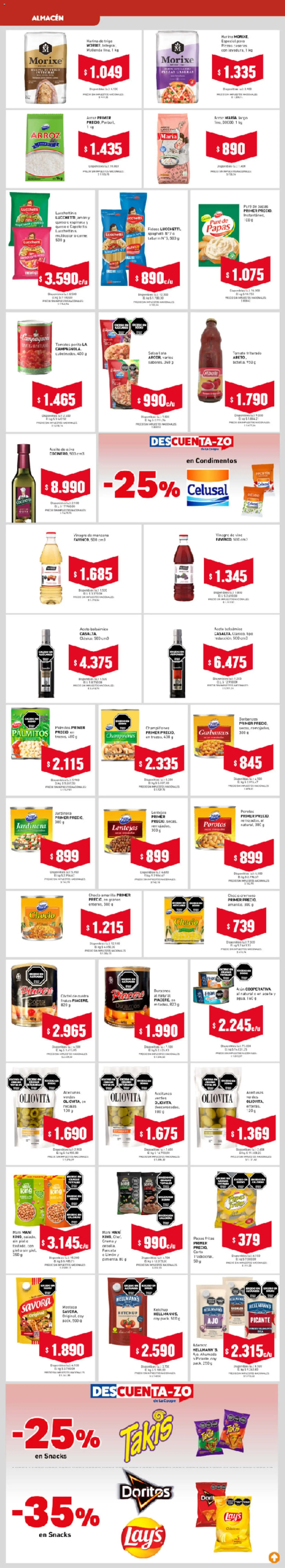 Cooperativa Obrera - Ahorrón │ válido desde el 29.01.2026 | Página: 3 | Productos: Lentejas, Aceitunas, Tomate, Palmitos