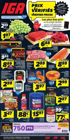 Preview of IGA weekly flyer / circulaire from shop IGA valid from 05.03.2026