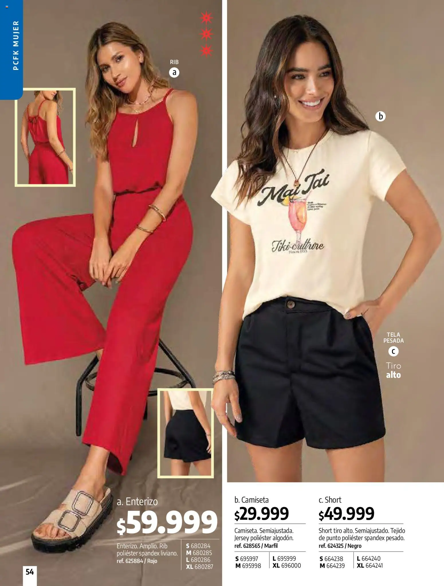 Pacifika revista - valida desde el 01.04.2026 | Página: 54 | Productos: Short, Camiseta, Enterizo