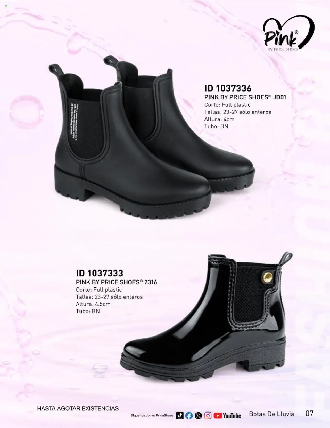 Nuevas ofertas de Price Shoes válidas en toda la República Mexicana desde el 22.05.2025. ¡Encuentra las mejores ofertas en Price Shoes -  Catálogo Botas De Lluvia 2025 ! | Página: 7 | Productos: Botas
