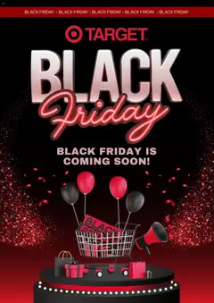 Vista previa de Target Black Friday aviso, nuevo folleto de la tienda, válido en México a partir del 09.11.2025