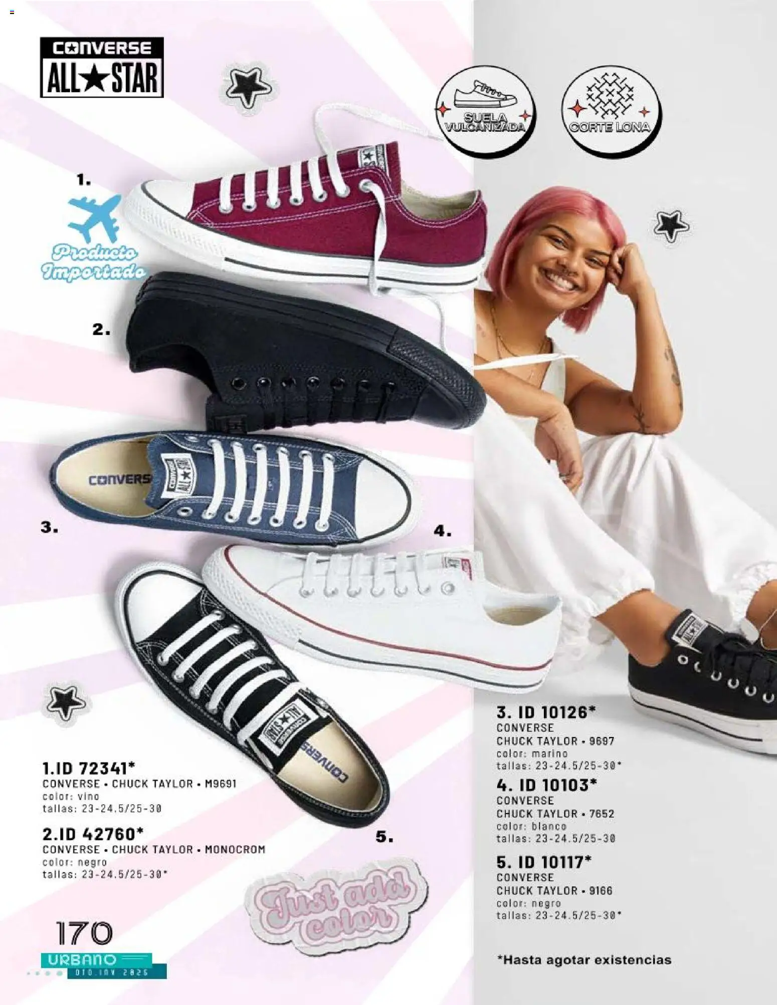 Nuevas ofertas de Price Shoes válidas en toda la República Mexicana desde el 04.12.2025. ¡Encuentra las mejores ofertas en Price Shoes catálogo Urbano! | Página: 170 | Productos: Lona, Vino
