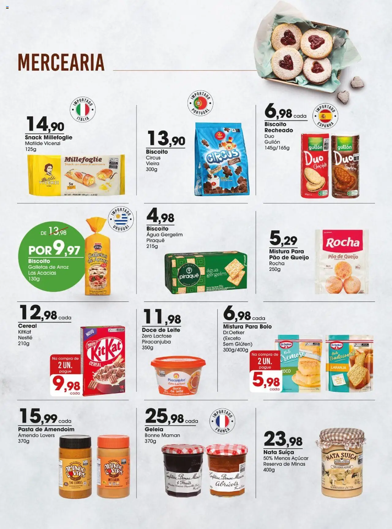 Zaffari Folheto - válido de 12.08.2025 | Página: 6 | Produtos: Queijo, Pasta, Arroz, Pão de queijo