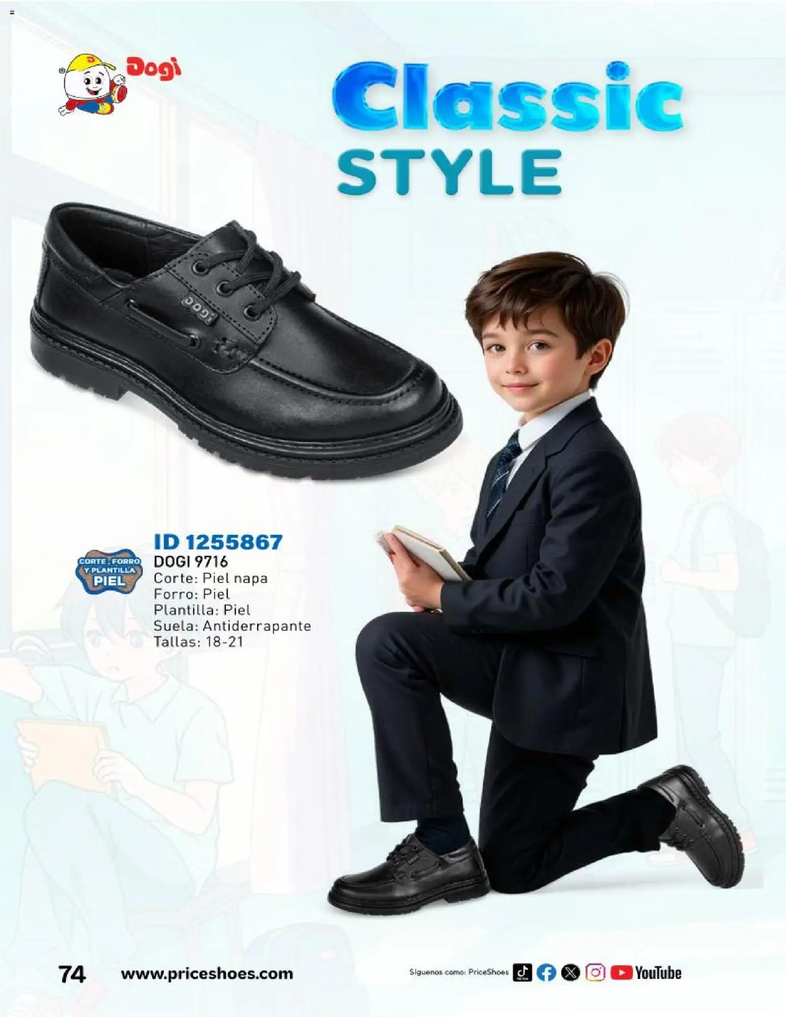 Nuevas ofertas de Price Shoes válidas en toda la República Mexicana desde el 01.09.2025. ¡Encuentra las mejores ofertas en Price Shoes catálogo Escolar! | Página: 74