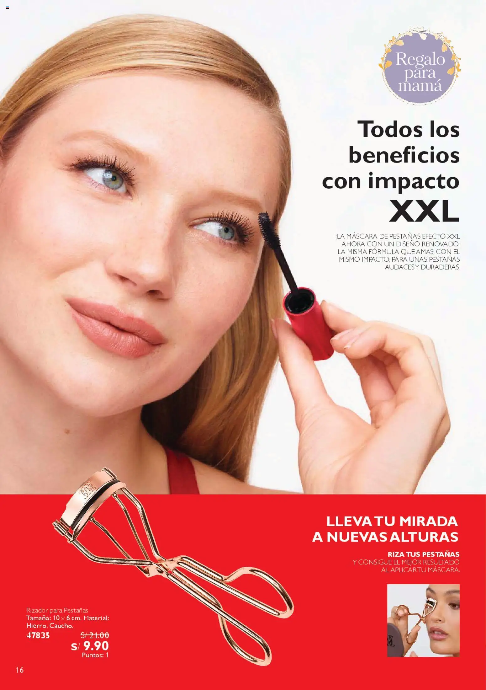 Catálogo Oriflame válido desde 28.03.2026 | Página: 16 | Productos: Máscara, Rizador