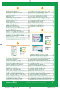 Nuevas ofertas de Chedraui válidas en toda la República Mexicana desde el 01.07.2025. ¡Encuentra las mejores ofertas en Chedraui folleto Planfarmacia 2025! | Página: 13 | Productos: Frasco, Contorno, Tableta, Pants