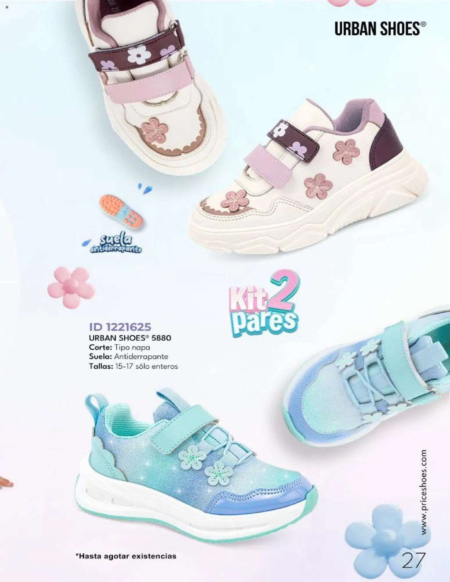 Nuevas ofertas de Price Shoes válidas en toda la República Mexicana desde el 06.12.2025. ¡Encuentra las mejores ofertas en Price Shoes catálogo Bebés! | Página: 27