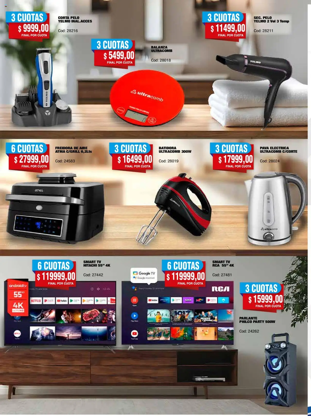 Maxiconsumo ofertas │ válido desde el 13.10.2025 | Página: 32 | Productos: Balanza, Freidora, Parlante, Pava eléctrica