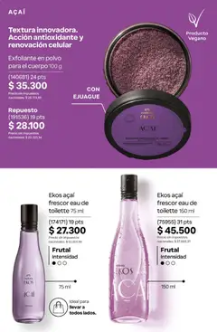 Vista previa Natura Catálogo Ciclo 4/2026 válido desde el 01.04.2026 | Página: 223 | Productos: Eau de toilette, Polvo
