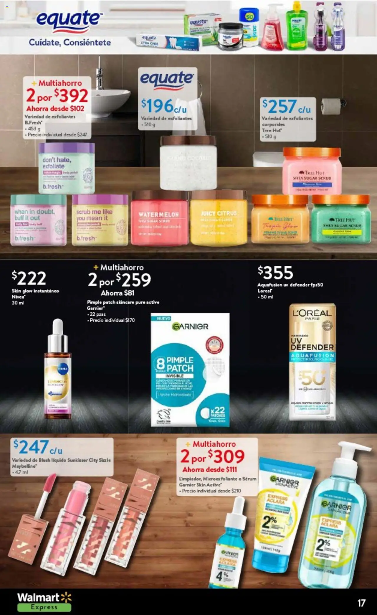 Nuevas ofertas de Walmart Express válidas en toda la República Mexicana desde el 14.08.2025. ¡Encuentra las mejores ofertas en Walmart Express - Folleto! | Página: 17 | Productos: Serum