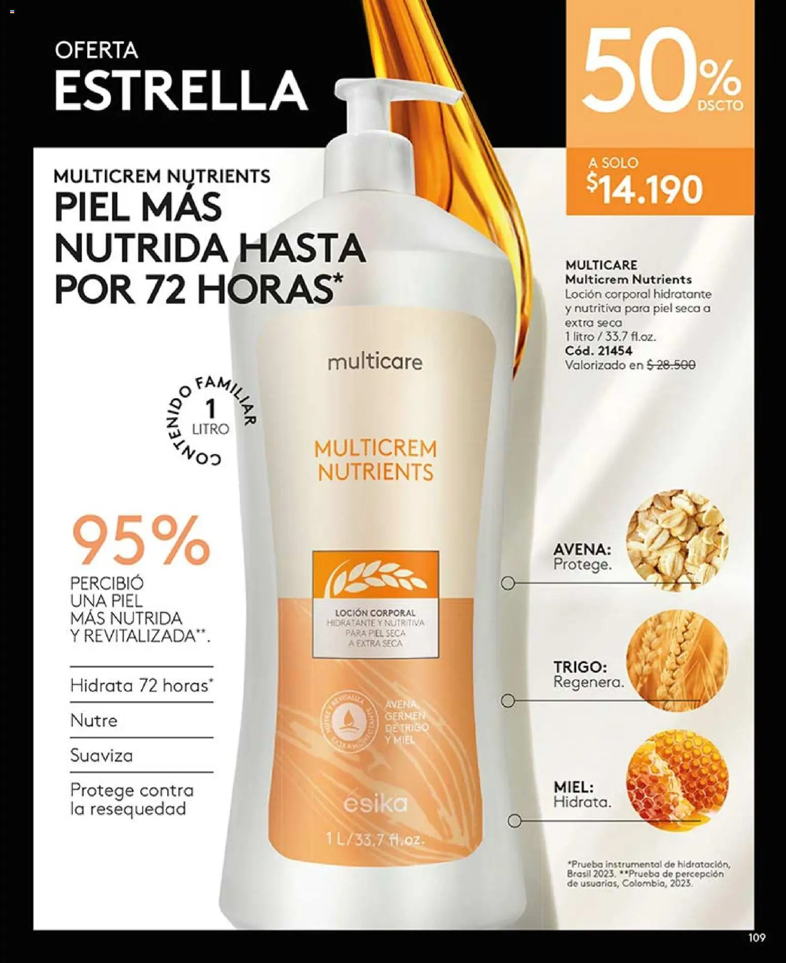 Catálogo Ésika Campaña 5 │ válido desde el 01.03.2026 | Página: 109 | Productos: Avena, Loción