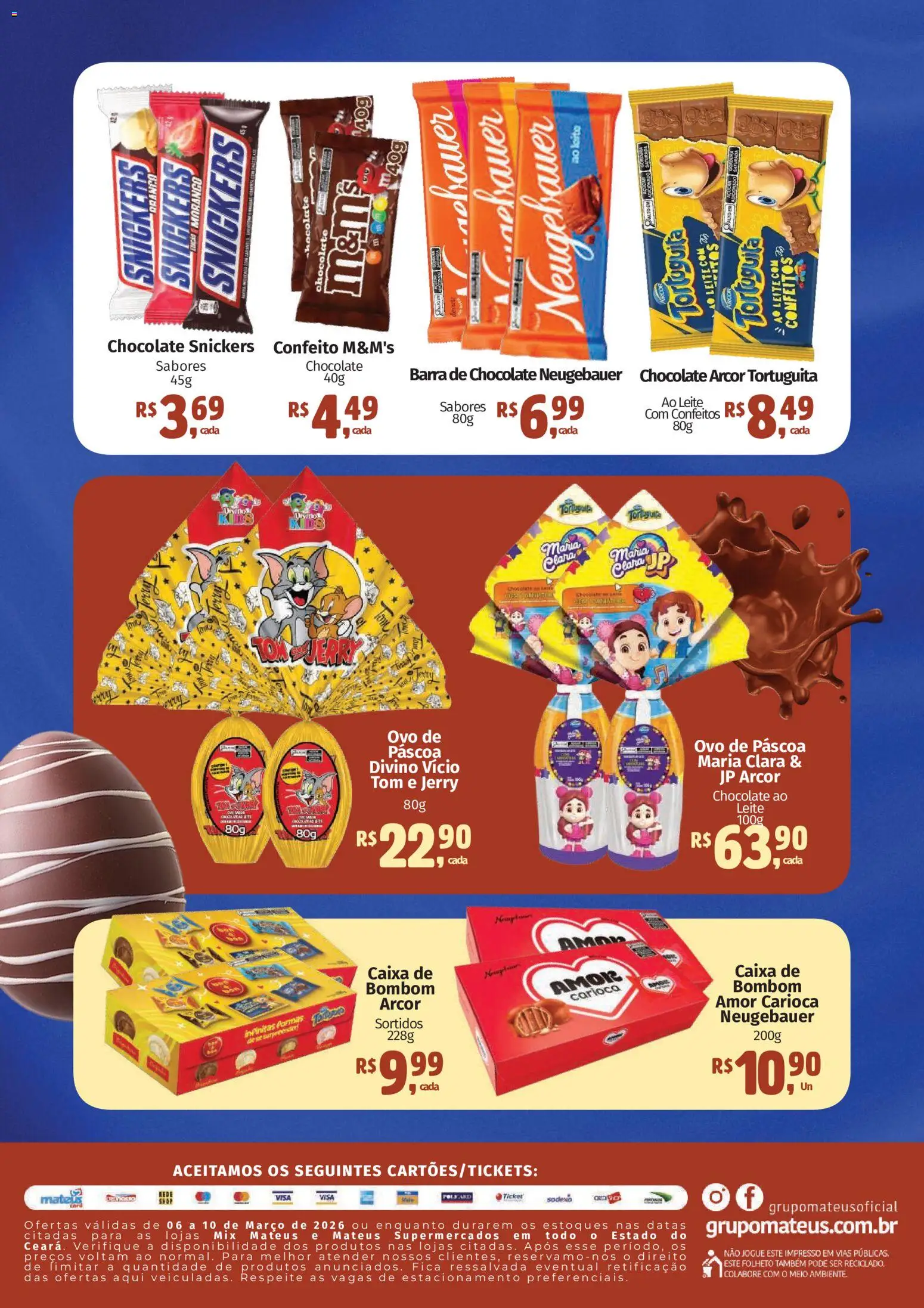 Mateus Folheto - válido de 06.03.2026 | Página: 2 | Produtos: Ovo de páscoa, Neugebauer, Chocolate, Caixa de bombom