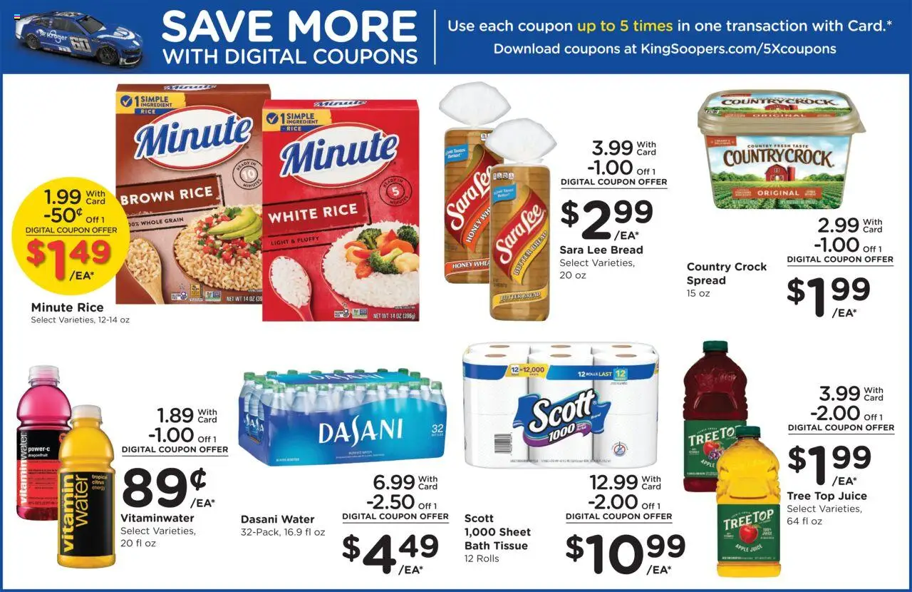 King Soopers Weekly Ad - valid from 08.10.2025 | Page: 10 | Products: Vitamin, Bread, Water, Sheet