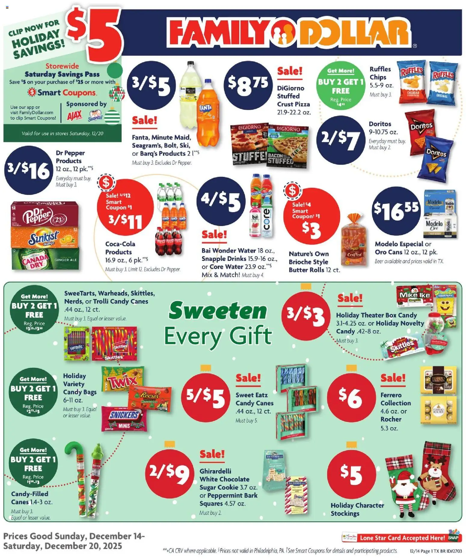 Family Dollar Weekly Ad - valid from 14.12.2025 | Page: 1