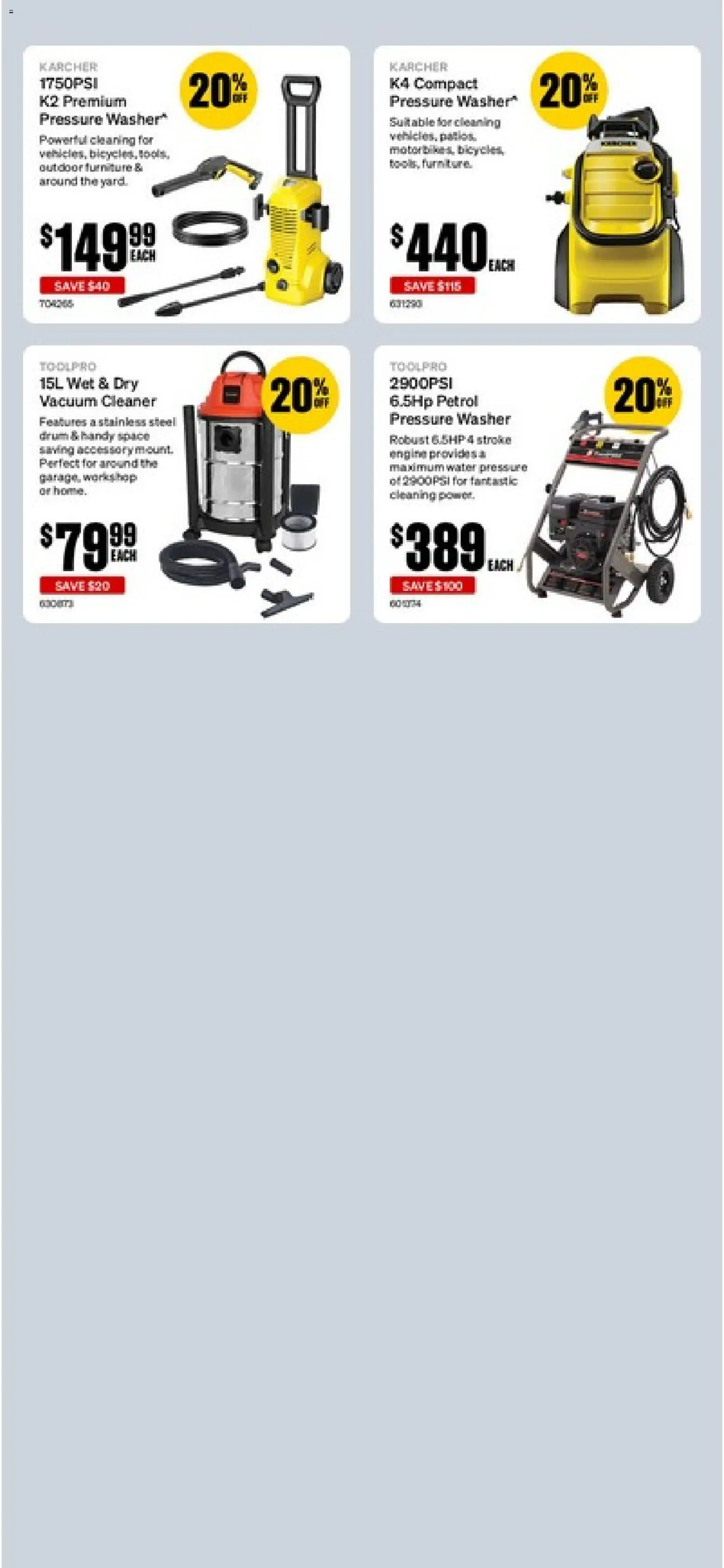 Supercheap Auto catalogue - valid from 13.02.2026 | Page: 25 | Products: Cleaner, Outdoor furniture, Water, Washer