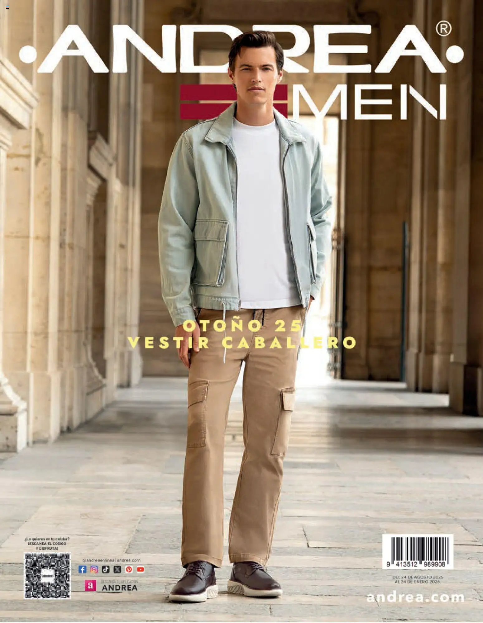 Nuevas ofertas de Andrea válidas en toda la República Mexicana desde el 26.11.2025. ¡Encuentra las mejores ofertas en Andrea catálogo Vestir Caballero otoño! | Página: 101