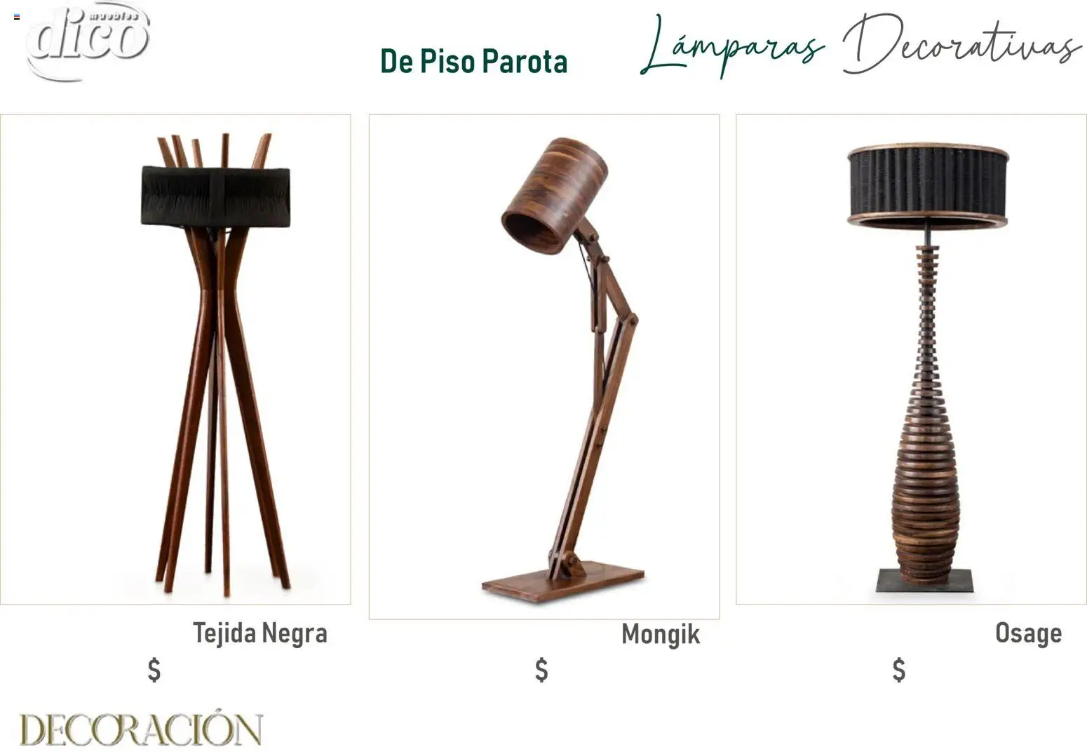 Nuevas ofertas de Muebles Dico válidas en toda la República Mexicana desde el 09.12.2025. ¡Encuentra las mejores ofertas en Muebles Dico catálogo Decoración! | Página: 44