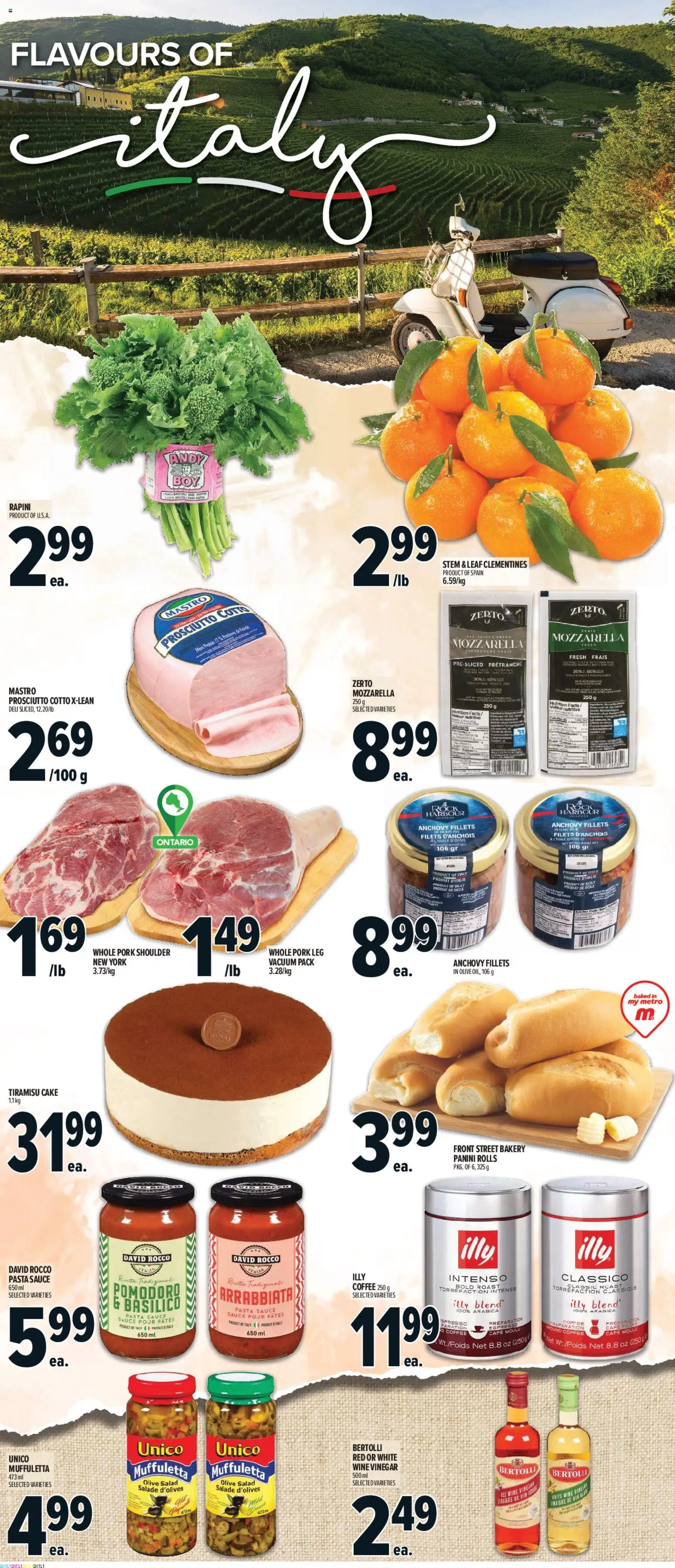 Metro flyer valid from 08.01.2026 | Page: 10 | Products: Pasta, Bakery, Oil, Pork