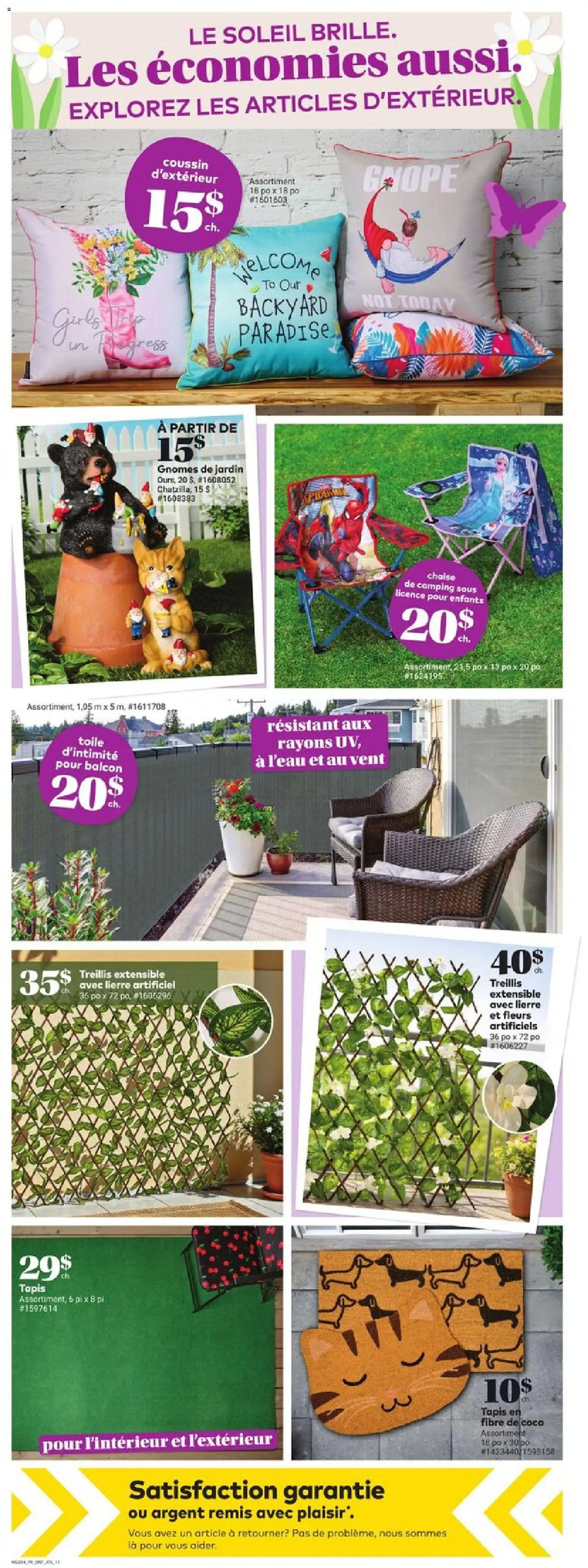 Giant Tiger flyer valid from 25.03.2026 | Page: 13 | Products: Chair, Carpet, Doormat