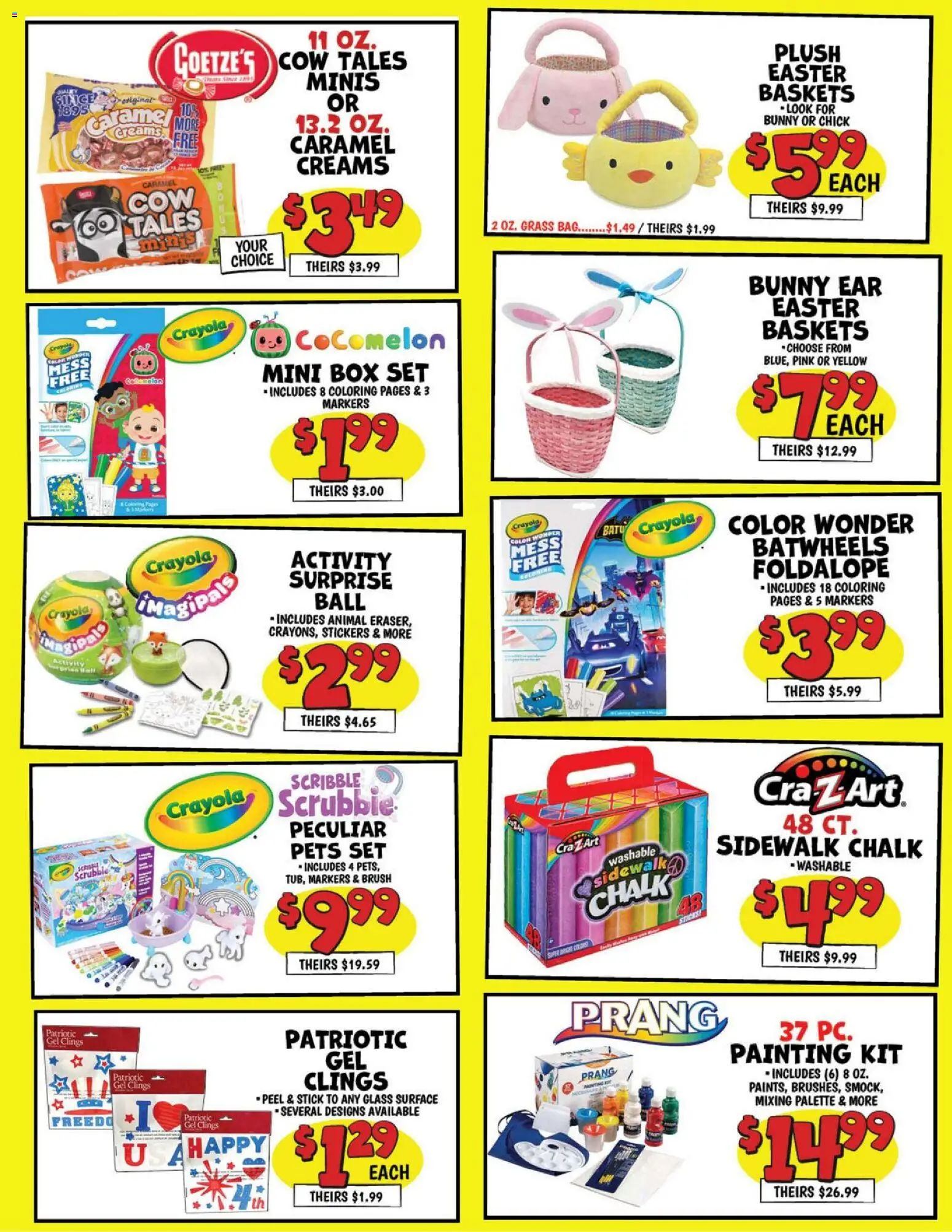 Ollie's Ad - valid from 19.03.2026 | Page: 3 | Products: Stickers, Box, Brush, Bag