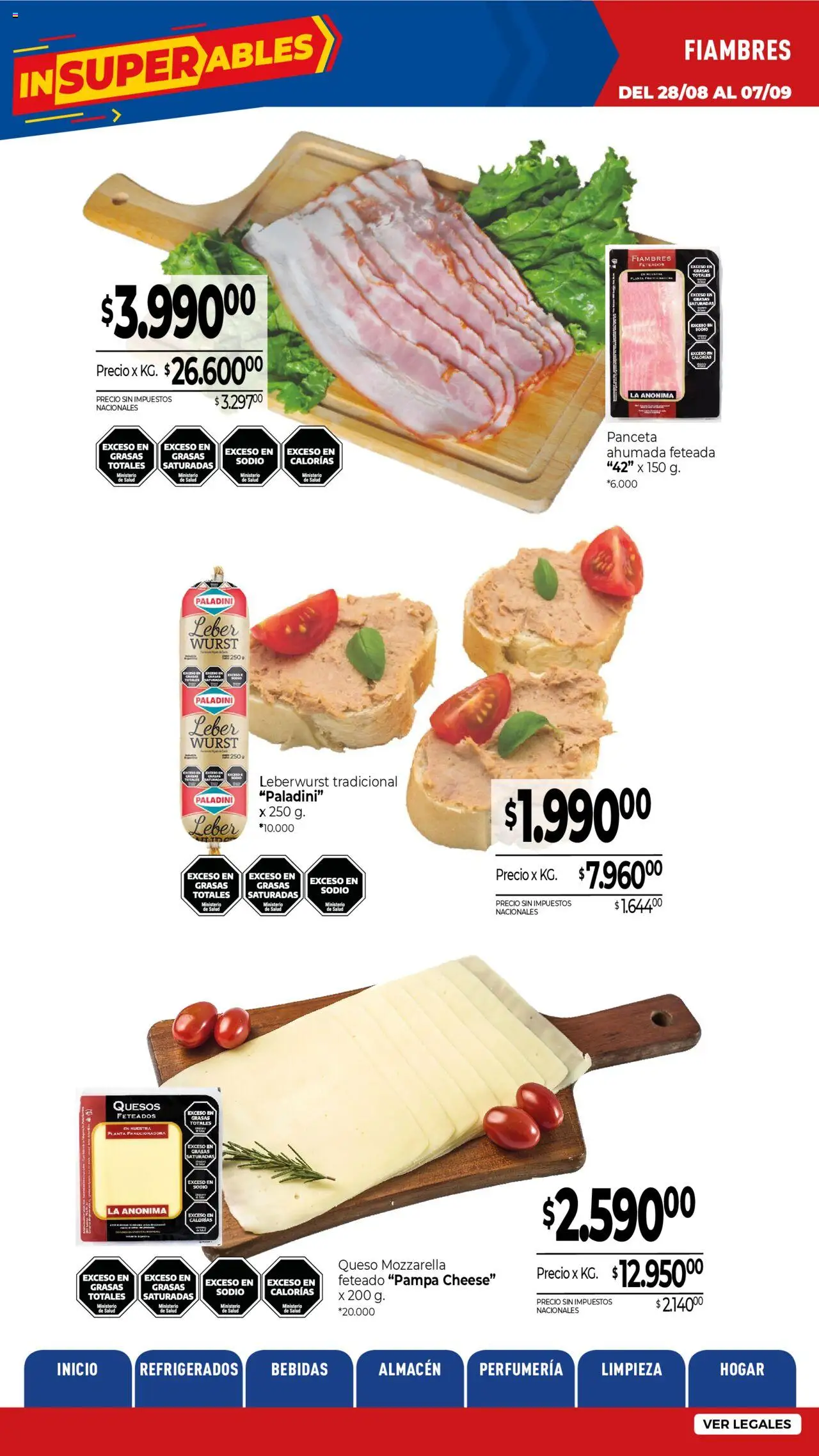 La Anonima - Insuperables - z3 │ válido desde el 28.08.2025 | Página: 3 | Productos: Panceta, Queso, Planta