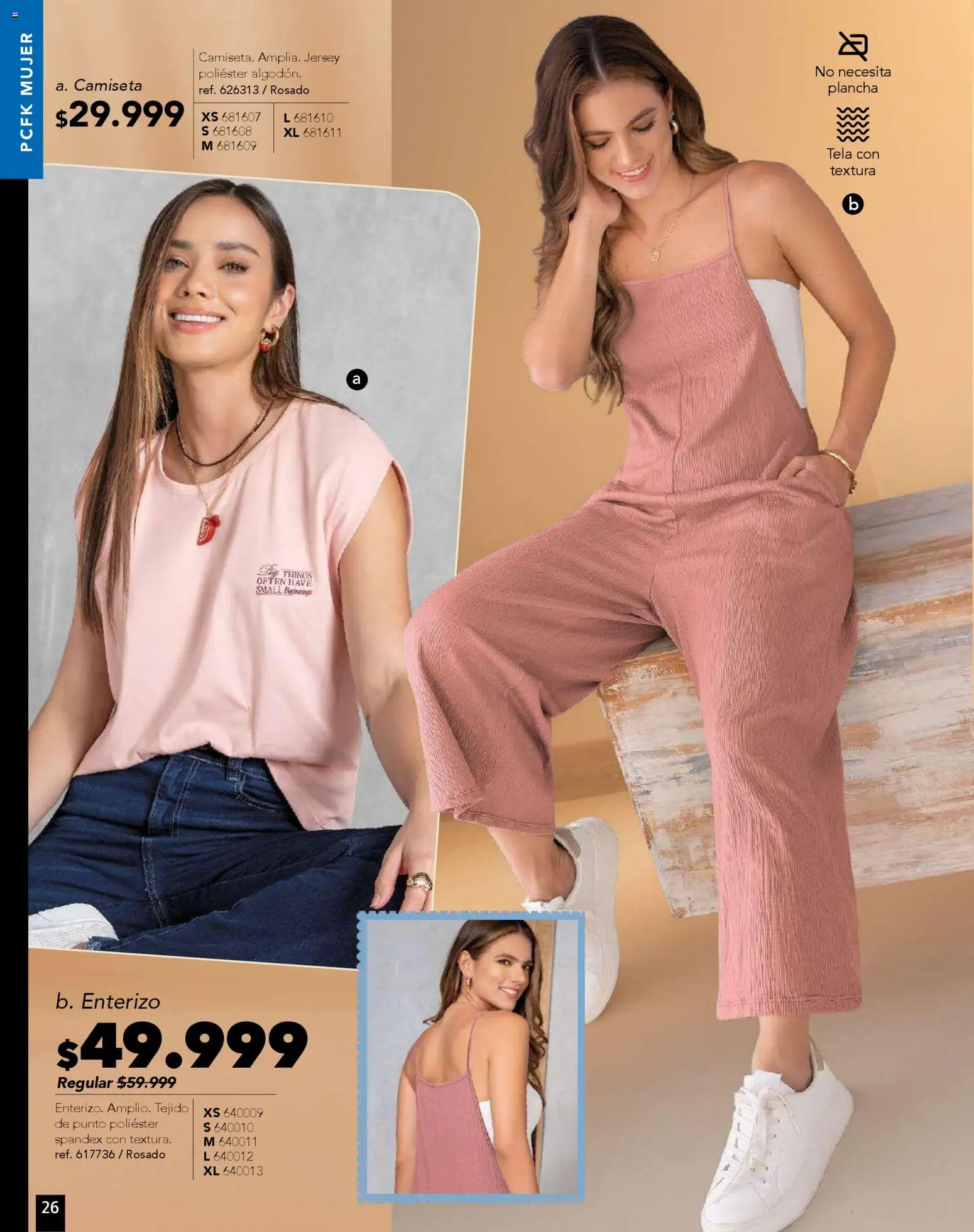 Pacifika revista - valida desde el 01.11.2025 | Página: 26 | Productos: Plancha, Camiseta, Enterizo