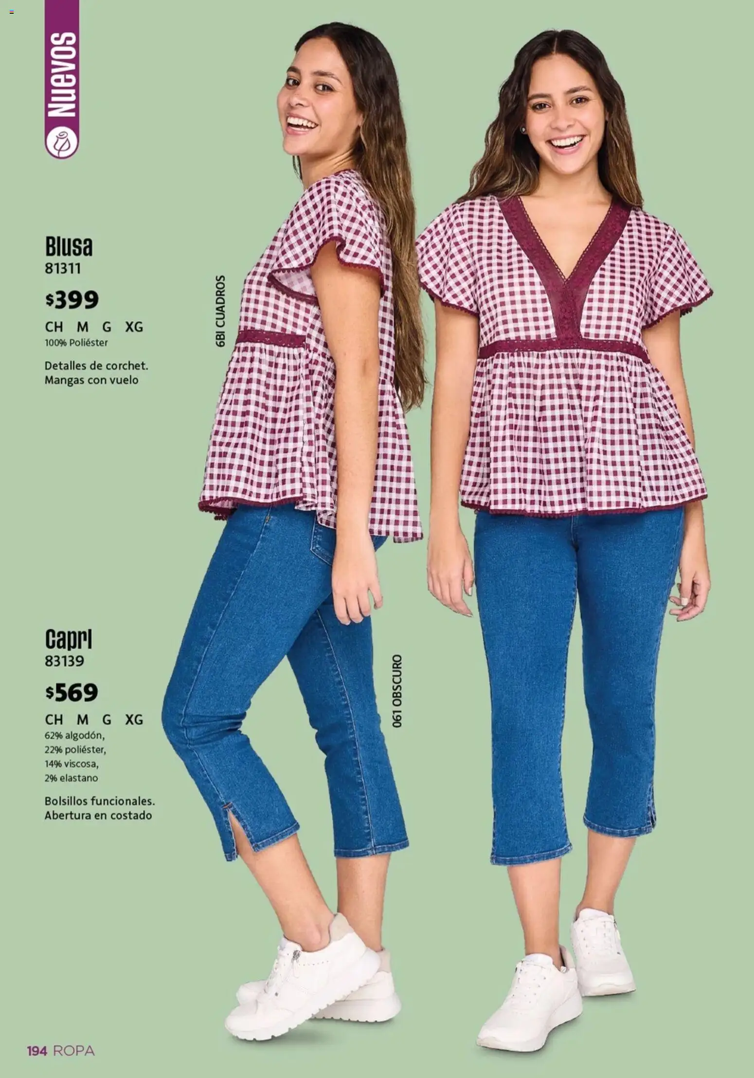 Nuevas ofertas de Ilusión válidas en toda la República Mexicana desde el 01.03.2026. ¡Encuentra las mejores ofertas en Ilusión catálogo Primavera! | Página: 196 | Productos: Blusa, Ropa