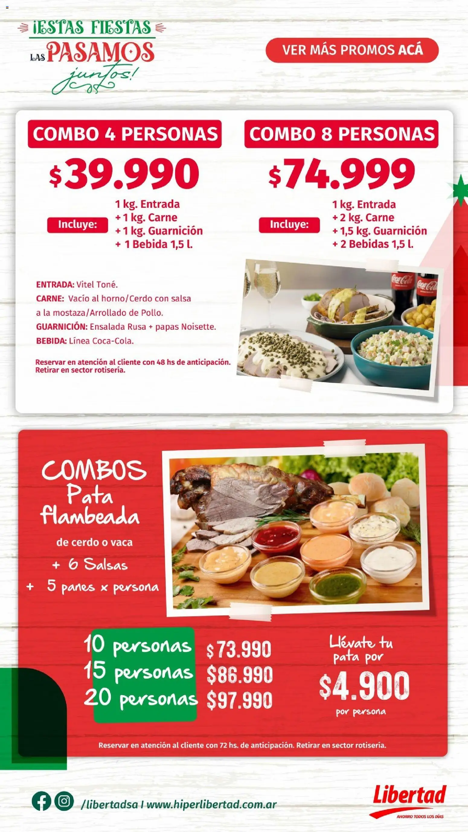 Hipermercado Libertad - Especial Mesa Navideña │ válido desde el 18.12.2025 | Página: 2 | Productos: Ensalada, Cerdo