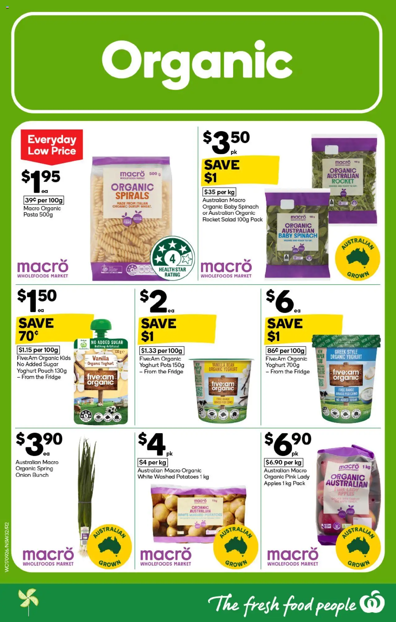 Woolworths catalogue - valid from 17.09.2025 | Page: 30 | Products: Yoghurt, Apples, Spinach, Sugar