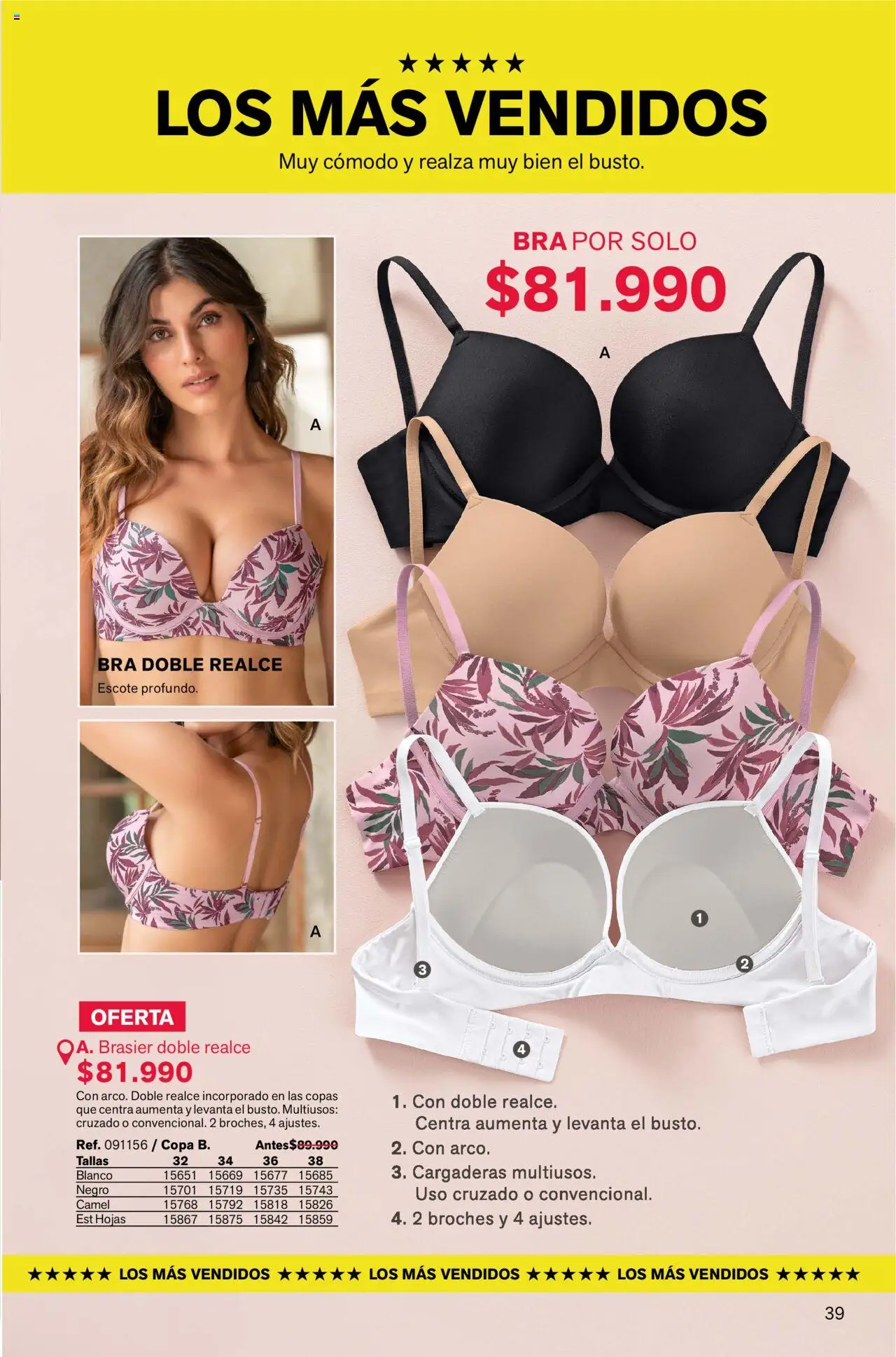 Leonisa revista - valida desde el 04.08.2025 | Página: 39 | Productos: Brasier