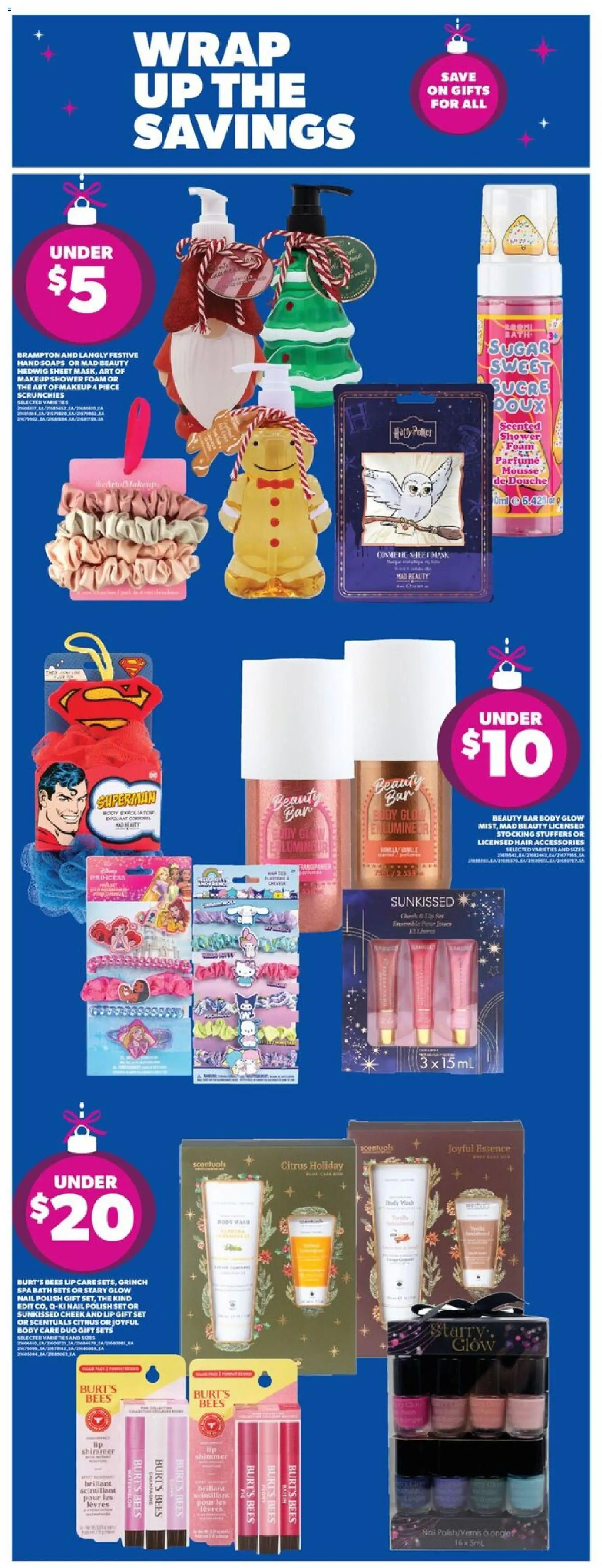 Real Canadian Superstore flyer valid from 23.10.2025 | Page: 30 | Products: Nail polish, Mask, Bath, Shower