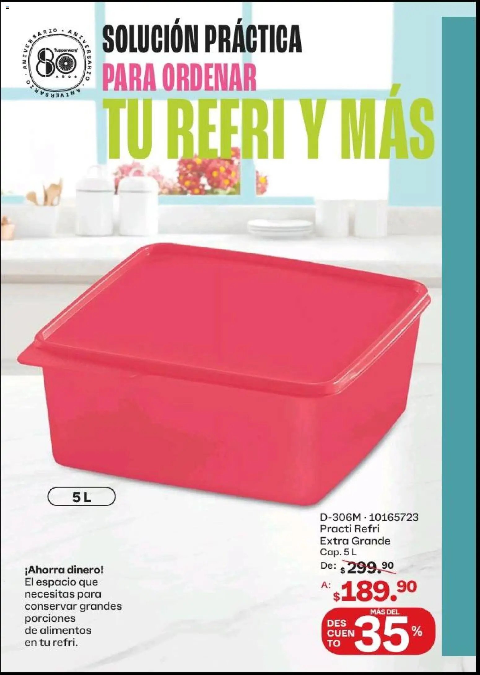 Nuevas ofertas de Tupperware válidas en toda la República Mexicana desde el 20.04.2026. ¡Encuentra las mejores ofertas en Tupperware catálogo! | Página: 15