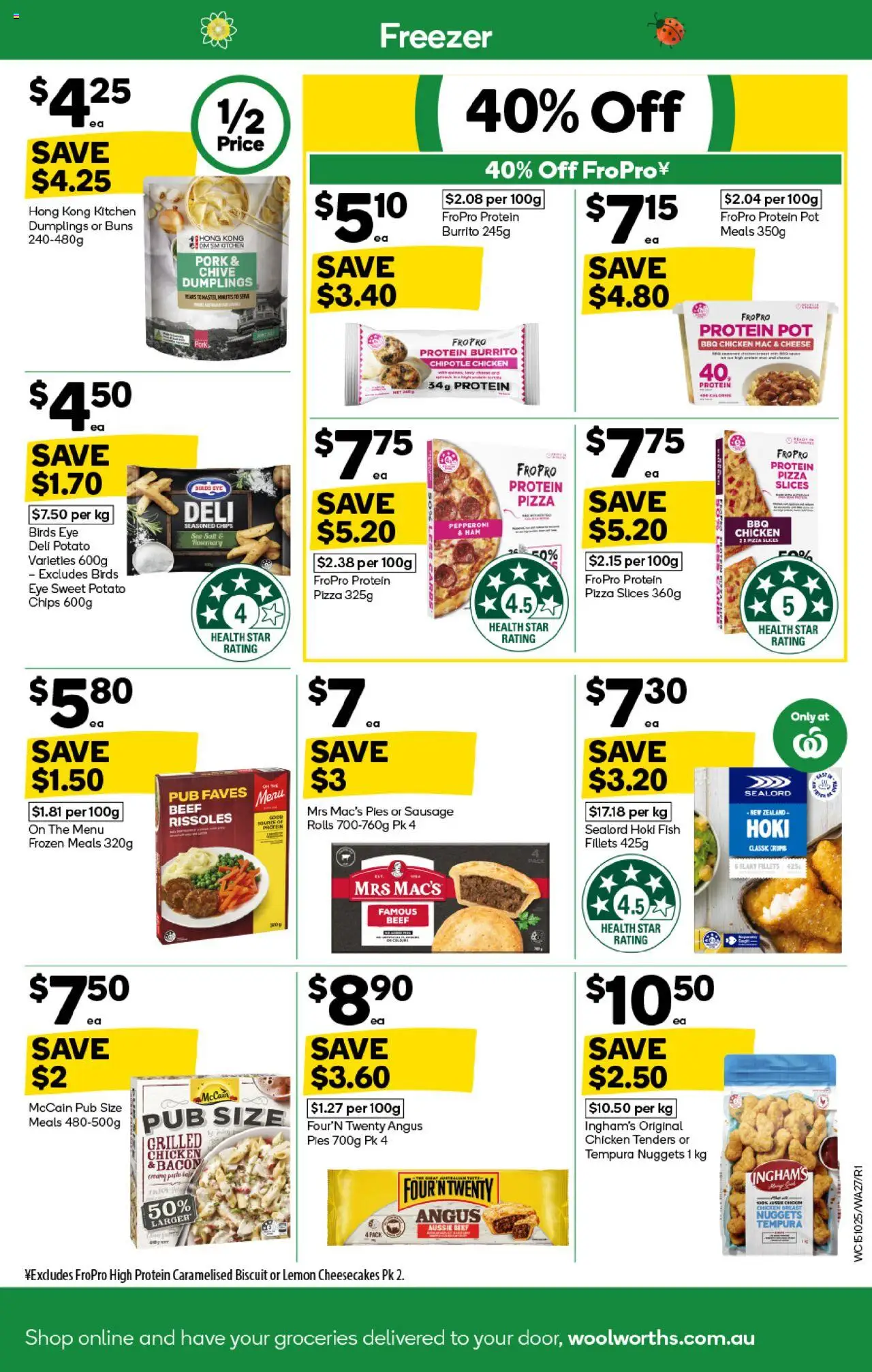 Woolworths catalogue - valid from 15.10.2025 | Page: 27 | Products: Pot, Pizza, Chicken, Freezer