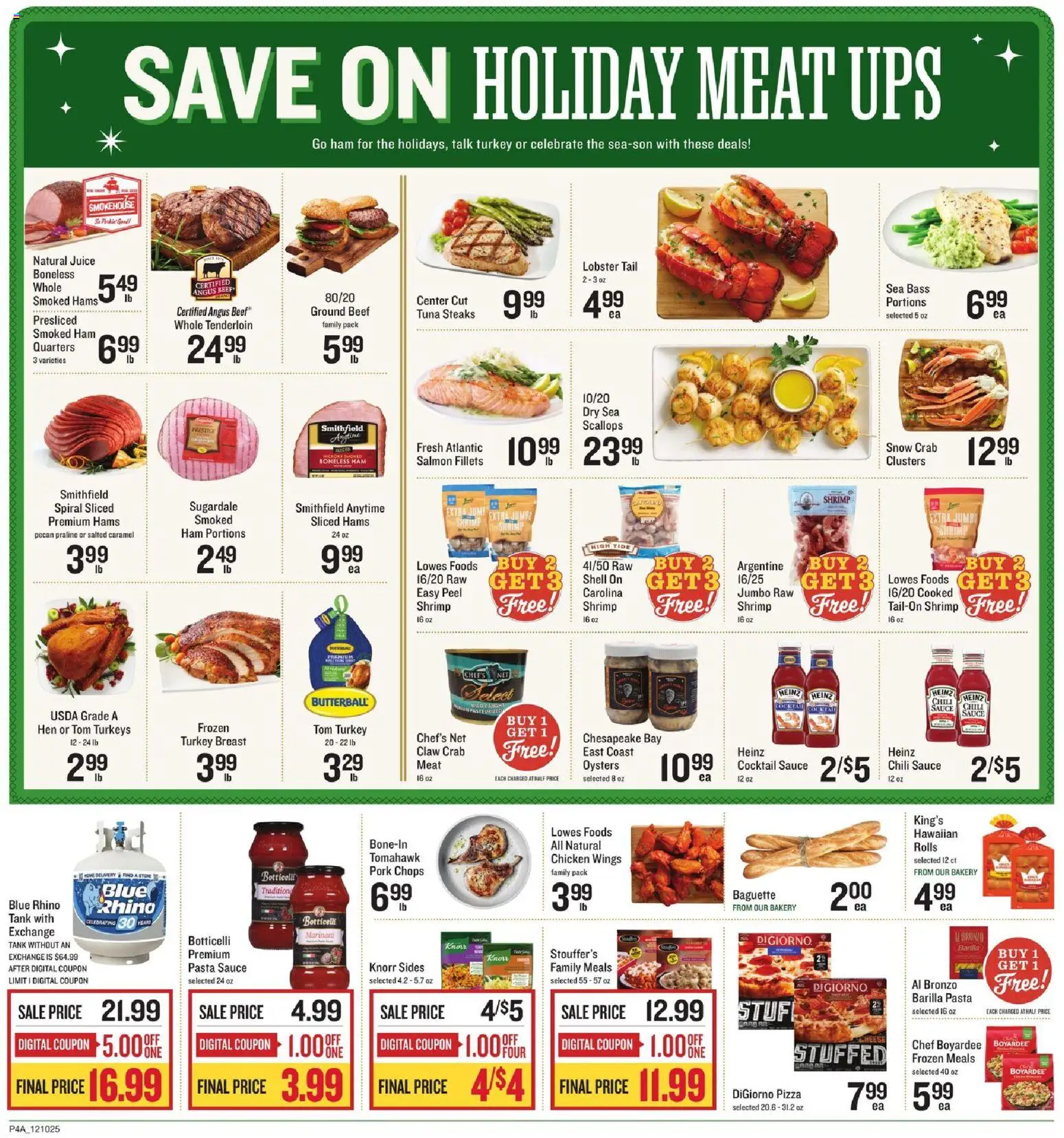 Lowes Foods Weekly Ad - valid from 10.12.2025 | Page: 5 | Products: Bakery, Pizza, Juice, Pasta
