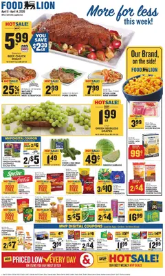 Preview of Food Lion weekly ads valid from 08.04.2026