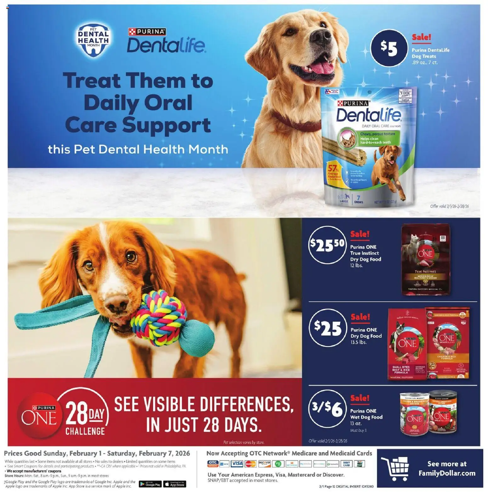 Family Dollar Current Ad - TX - valid from 01.02.2026 | Page: 15 | Products: Dog Treats, Dog Food, Rice, Beef