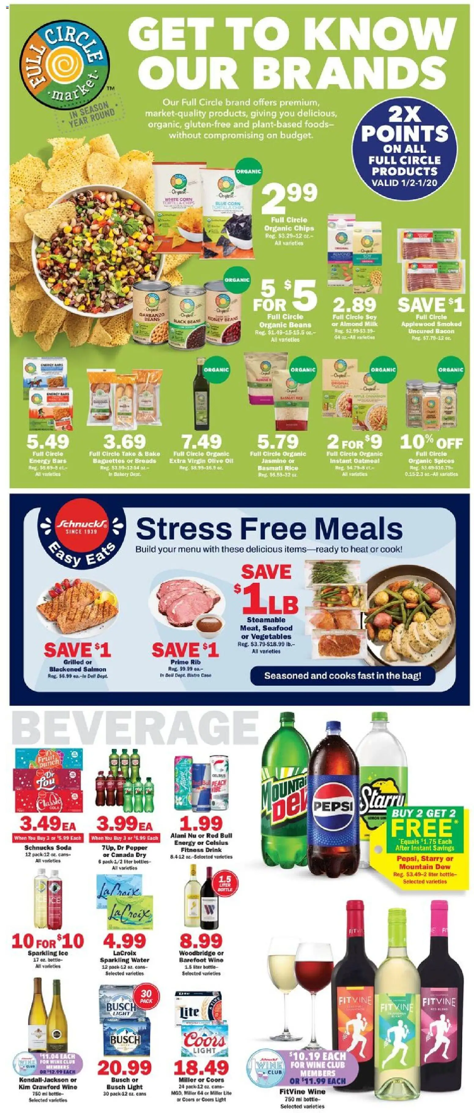 Schnucks Weekly Print Ad - IL - valid from 02.01.2026 | Page: 3 | Products: Milk, Rice, Case, Bag