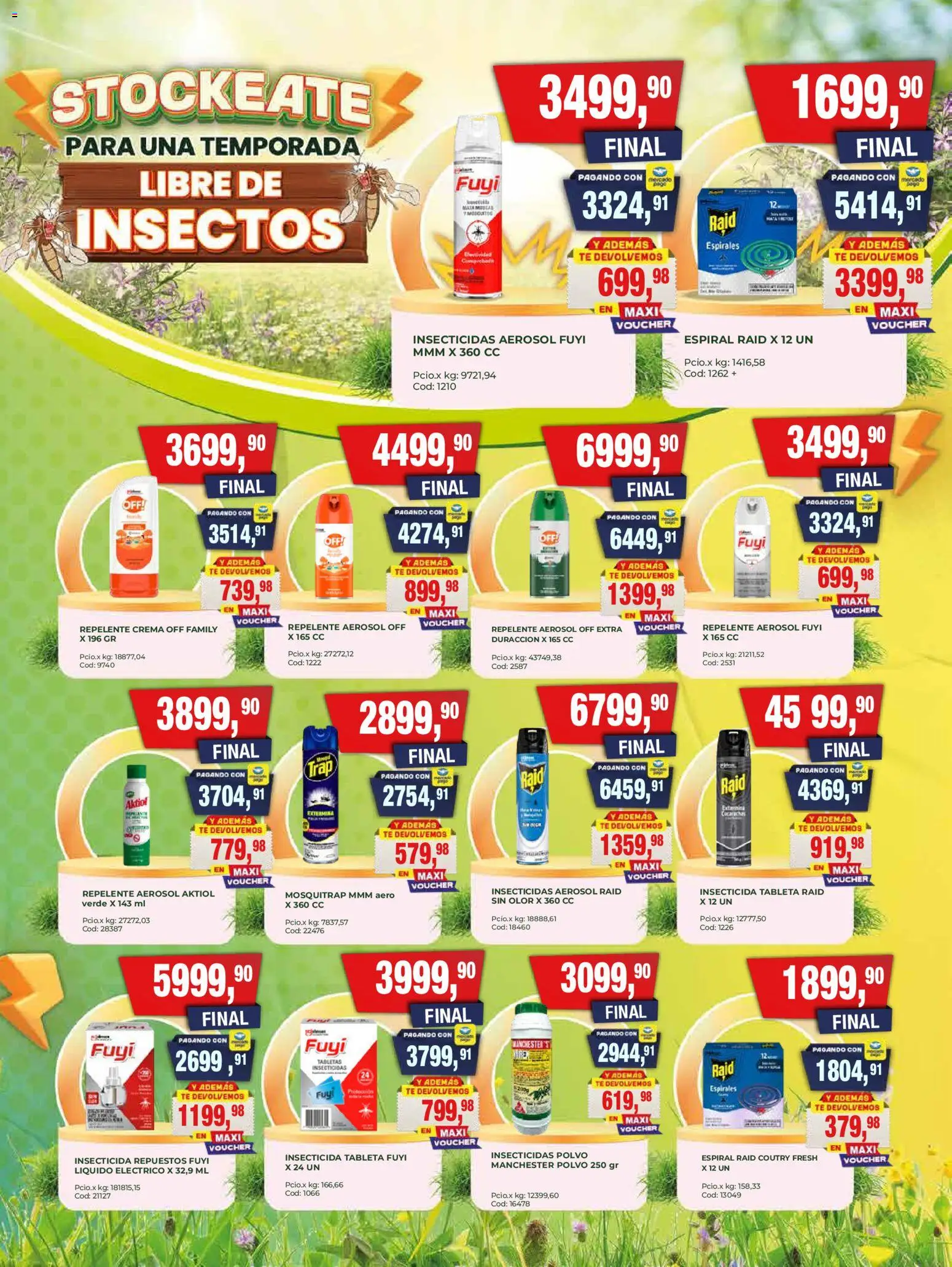 Maxiconsumo ofertas │ válido desde el 20.04.2026 | Página: 23 | Productos: Repelente, Insecticida, Polvo, Té