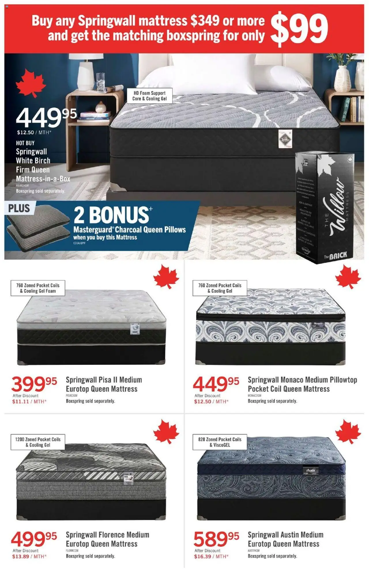 The Brick flyer valid from 10.10.2025 | Page: 10 | Products: Mattress
