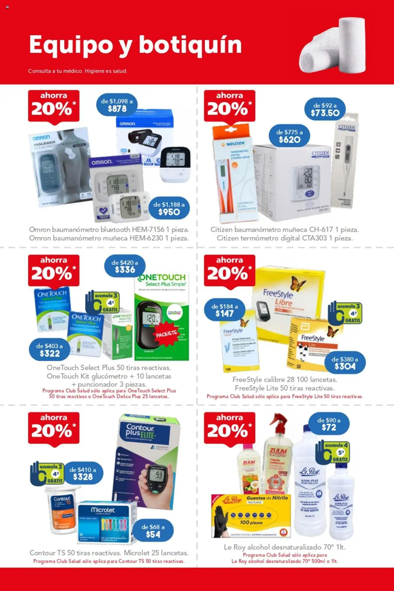 Nuevas ofertas de Farmacia San Pablo válidas en toda la República Mexicana desde el 07.09.2025. ¡Encuentra las mejores ofertas en Farmacia San Pablo - Catálogo! | Página: 15 | Productos: Termómetro, Guantes