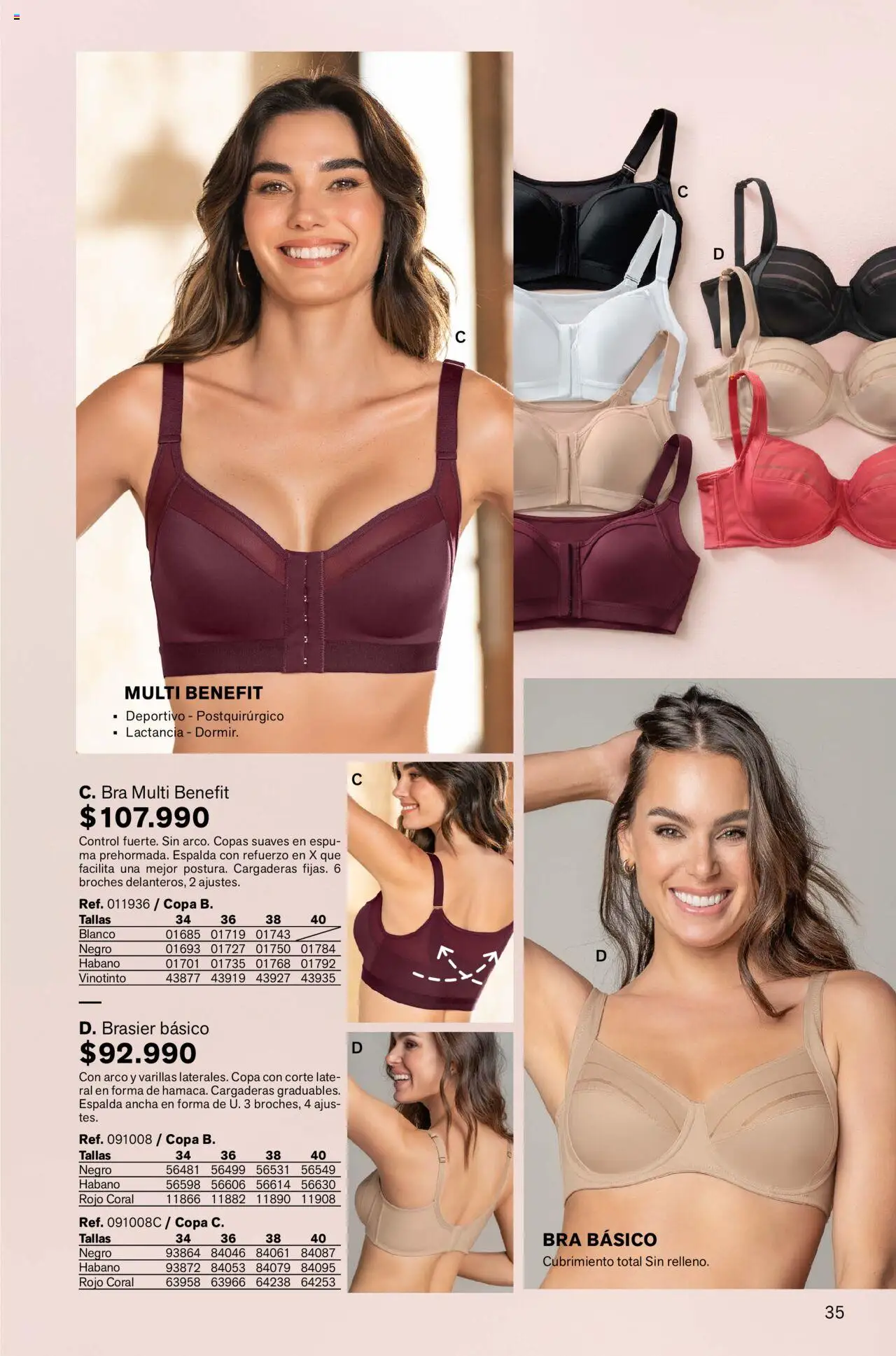 Leonisa revista - valida desde el 04.08.2025 | Página: 35 | Productos: Brasier
