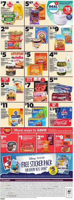 Preview of Independent Grocer weekly flyer / circulaire from shop Independent Grocer valid from 23.04.2026 | Page: 4 | Products: Chips, Salad, PC, Juice