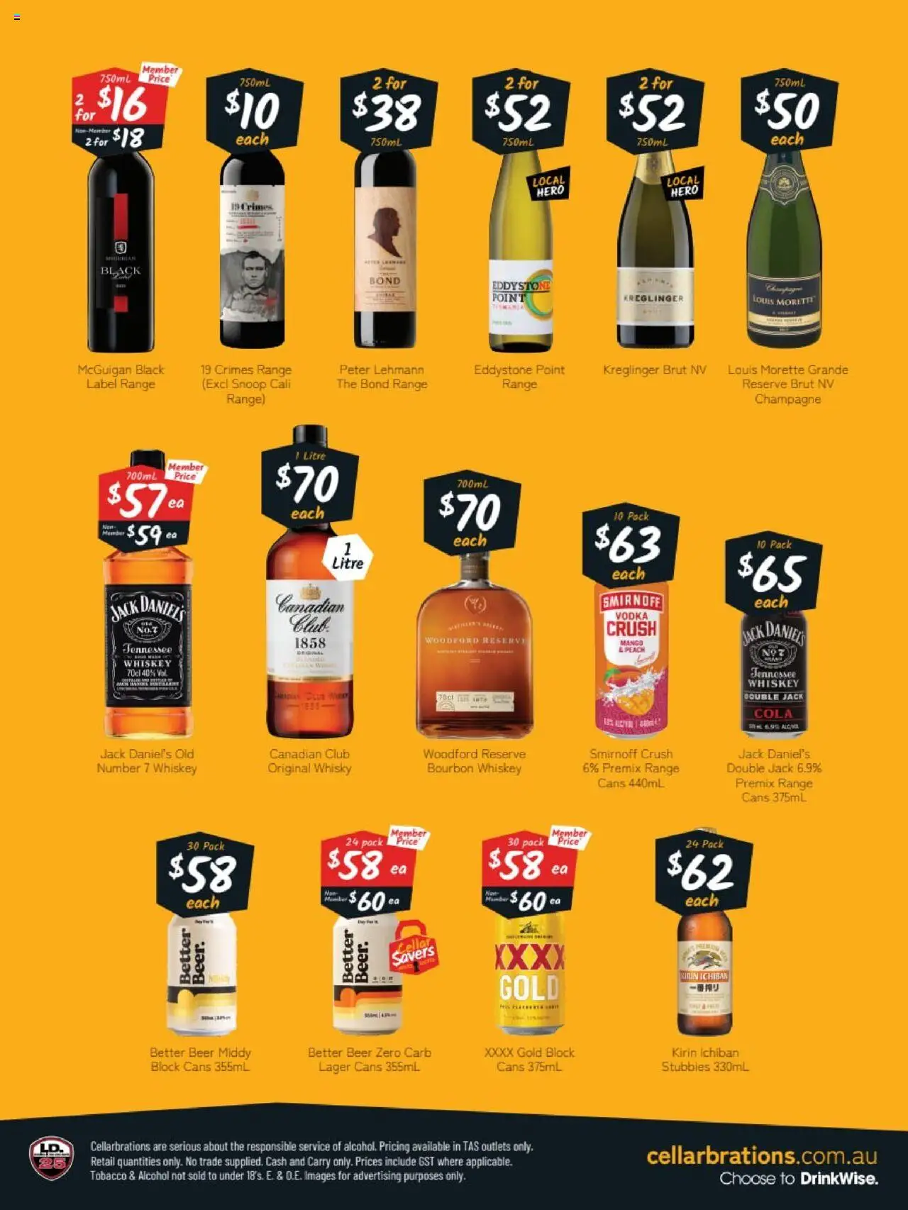 Cellarbrations catalogue - valid from 20.10.2025 | Page: 3 | Products: Beer, Vodka, Whiskey, Peach