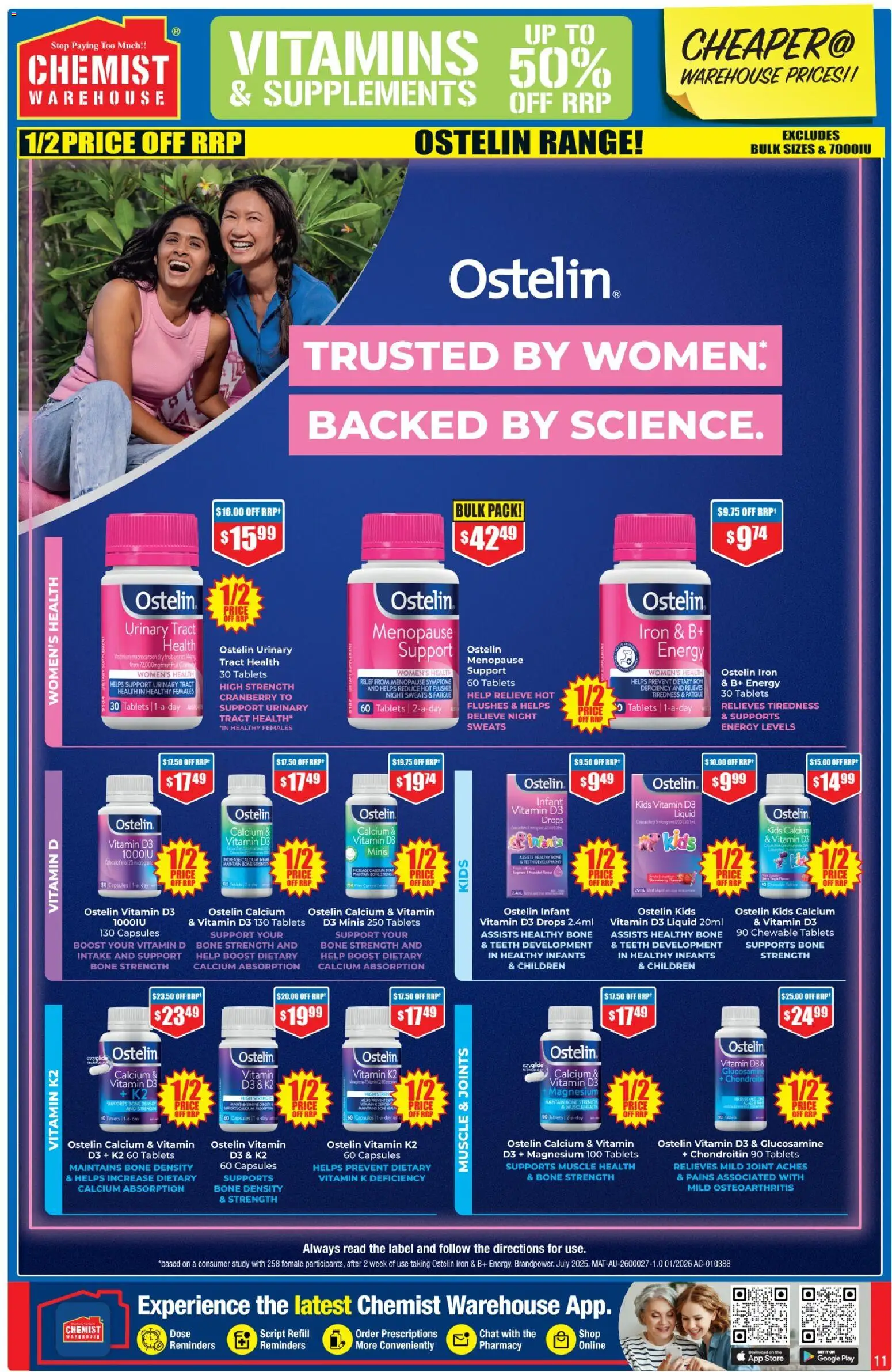 Chemist Warehouse catalogue - valid from 26.02.2026 | Page: 11 | Products: Iron, Tablets, Vitamin